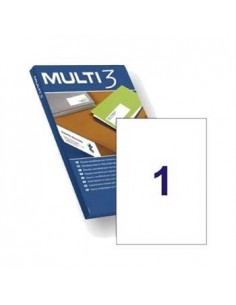 Etiquetas 210x297 Multi3 100 Folhas A4 100un