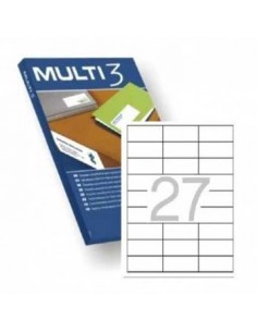 Etiquetas 70x30 Multi3 100 Folhas A4 2700un