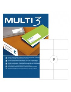 Etiquetas 105x70 Multi3 100 Folhas A4 1000un
