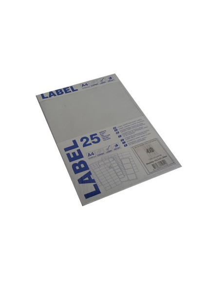 Etiquetas Laser/Copy/Inkjet 45,7x21,2mm 25fls A4 1200un