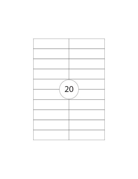 Etiquetas 105x29 Apli 01299 100 Folhas 2000un