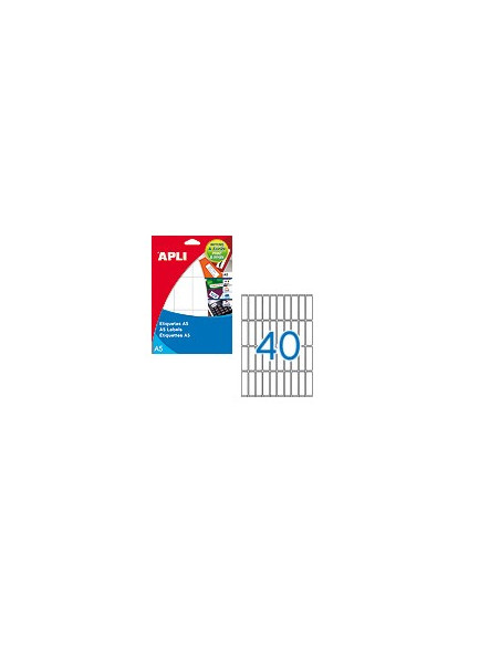 Etiquetas 13x50 Apli 01863 15 Folhas A5 600un