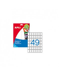 Etiquetas 19x27 Apli 01865 33 Folhas A5 735un