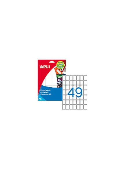 Etiquetas 19x27 Apli 01865 33 Folhas A5 735un