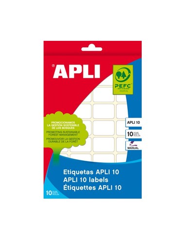 Etiquetas 32x41m Apli 10 Folhas Branco 90un