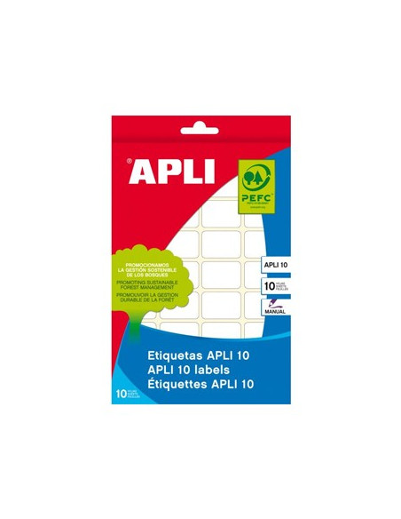 Etiquetas 32x41m Apli 10 Folhas Branco 90un