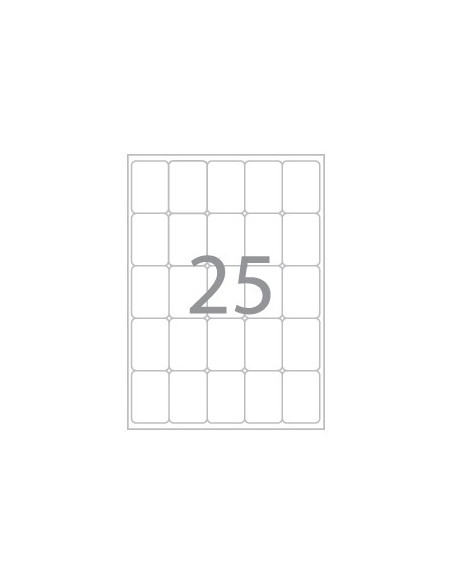 Etiquetas 25x40 Apli 15 Folhas A5 375un