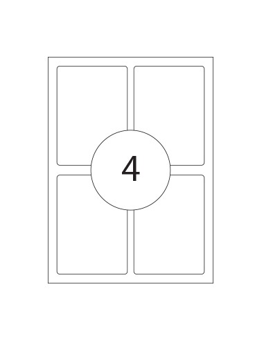 Etiquetas 50x70 Apli 01657 10 Folhas 40un