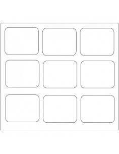 Etiquetas 46x37mm Markin Cod 35 10 Folhas 90un