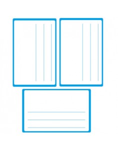 Etiquetas 83x53mm Markin Rebordo Linhas Cod 58  3Fls 30un