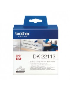 Rolo de película contínua Autocolante (transparente) 62mmx1s