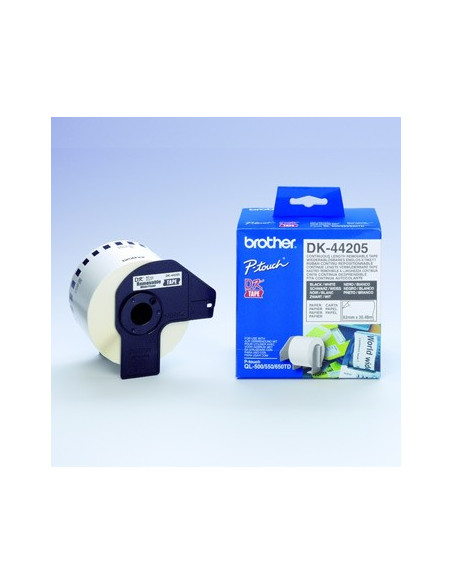 Rolo de papel, contínuo removível (branco) 63mmx30,48mts