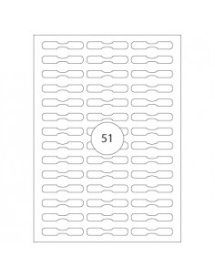 Etiquetas 45x8mm Apli A5 15 Folhas 765un  (tipo joalharia)