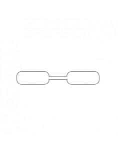 Etiquetas 46x08mm (Tiras) Markin Cod 30  10Folhas 360un