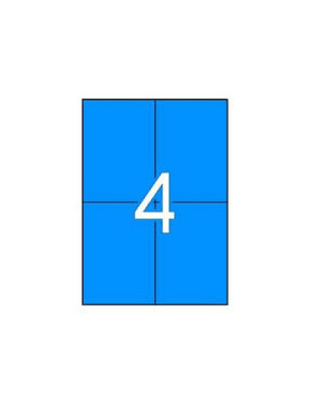 Etiquetas 105x148 Apli 20 Folhas A4 80un Azul