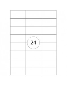 Etiquetas 70x37mm Apli Amarelo 20 Folhas A4  480un