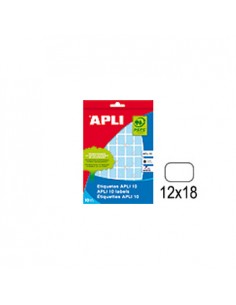 Etiquetas 12x18mm Azul 8 Folhas 448un