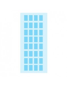 Etiquetas 12x19mm  Herma 3643 Azul Claro 5Fls 160un