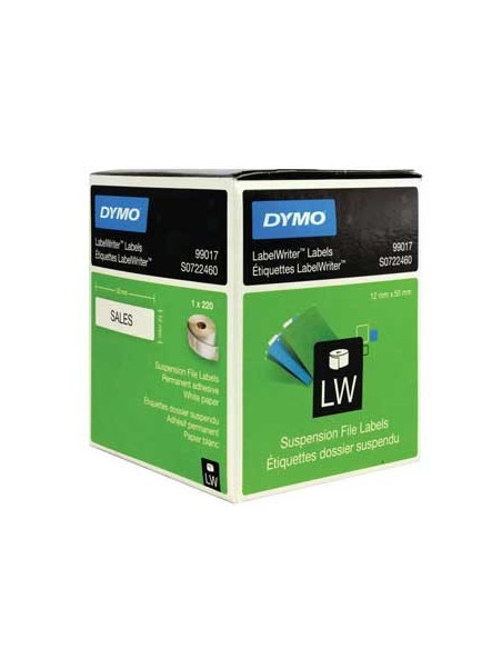 Etiquetas Papel Dymo 50mmx12mm Branco 1 Rolo (S0722460)
