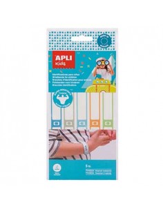 Pulseira Identificativa Apli Kids Sortido 5un