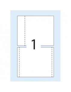 Rotulos para Caixas de CDs Frente e Verso 50 Folhas A4