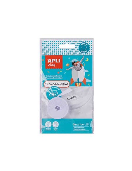 Etiquetas 10mmx3 metros Termoadesivas p/Roupa Rolo