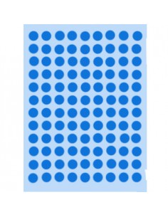 Etiquetas Redondas 08mm Azul Claro Herma1843  540un