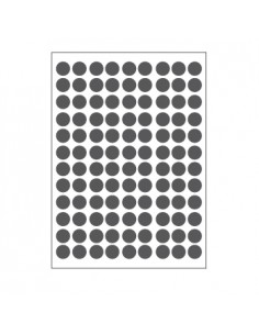 Etiquetas Redondas 08mm Cinza Herma1838  540un