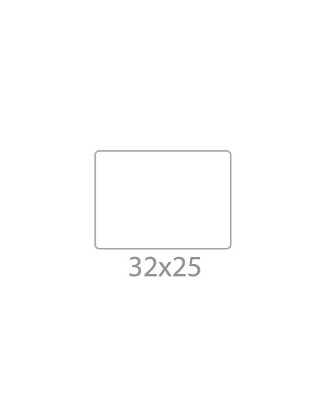 Etiquetas 32x25mm ZEBRA Papel  MatePremium 2000T  Rolo 12x