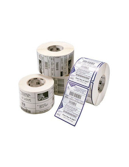 Etiquetas ZEBRA Termicas Economicas 1000D 76x25mm 6 Rolos