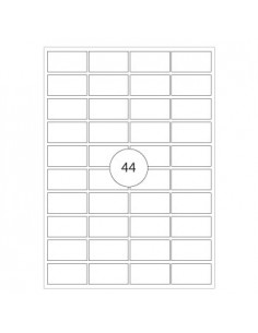 Etiquetas 48,5x25,4 Transp.Apli 01223  Cx880
