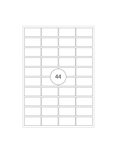 Etiquetas 48,5x25,4 Transp.Apli 01223  Cx880