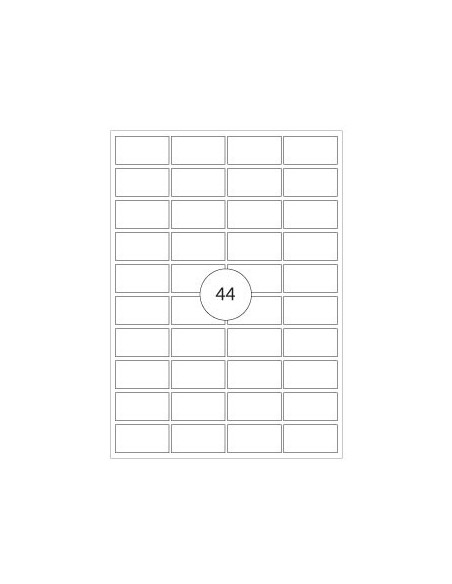 Etiquetas 48,5x25,4 Transp.Apli 01223  Cx880