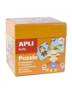 Jogo Puzzle Apli Kids Tema 12 Profissões 24 Peças