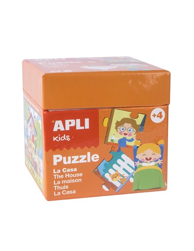 Jogo Puzzle Apli Kids Tema A Casa 24 Peças