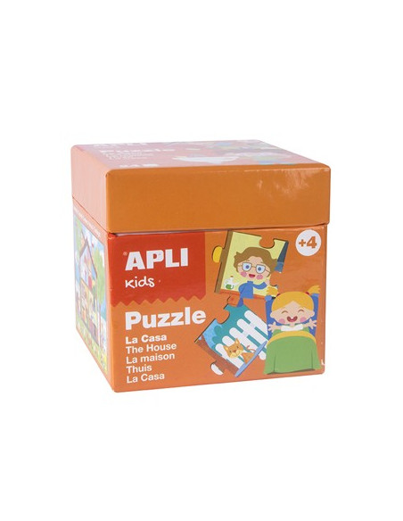 Jogo Puzzle Apli Kids Tema A Casa 24 Peças
