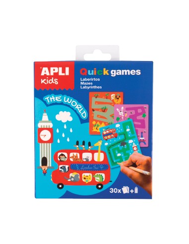 Jogo Apli Kids Quick Games Tema O Mundo 1un