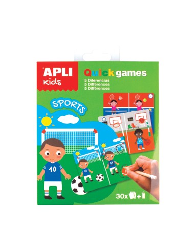 Jogo Apli Kids Quick Games Tema Desporto 1un