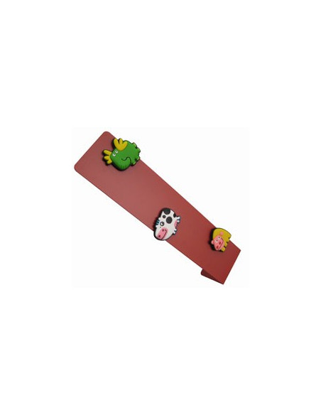 Moldura M FUN Verde + Preto + Amarelo Com 3 Magnetos CX.6UN