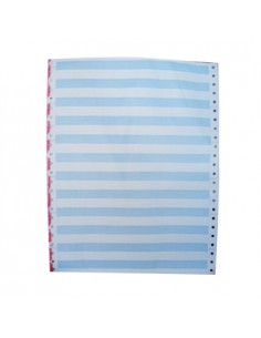 Papel Continuo 240x12 (12x9.5) 4 Vias Azul Cx 500 (Autocopi)