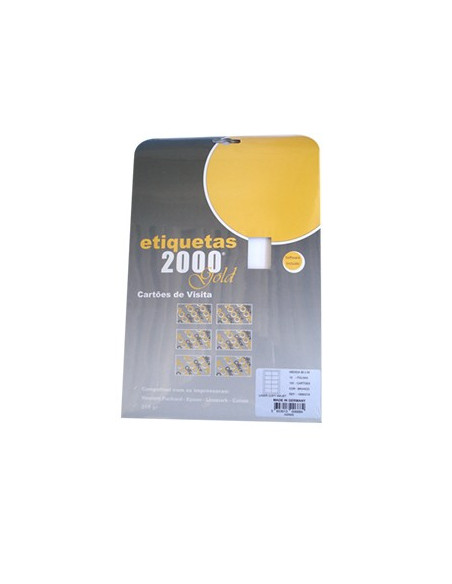 Cartoes Visita InkJet 210gr 10Fls 86x54mm (100un)