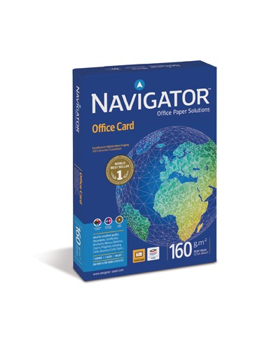 Papel 160gr Fotocopia A3  Navigator (Office Card) 5x250fls