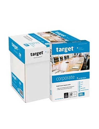 Papel Fotocopia A3 80gr Target (Corporate) 5x500 Folhas