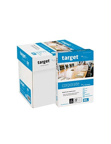 Papel Fotocopia A3 80gr Target (Corporate) 5x500 Folhas