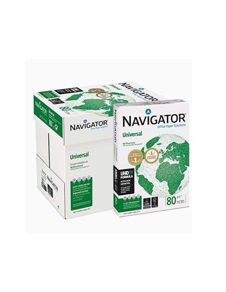 Papel Fotocopia A4 80gr Navigator (Universal) 5x500 Folhas