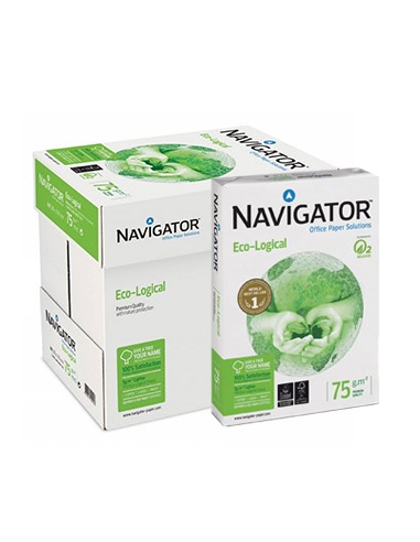 Papel Fotocopia A4 75gr Navigator (Ecological) 5x500Fls