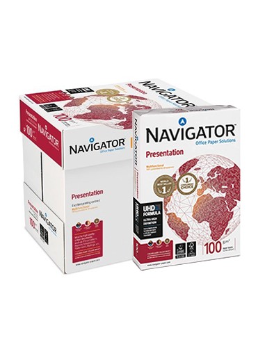 Papel 100gr A4 Navigator Presentation 5x500Folhas