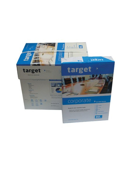 Papel Fotocopia A4 80gr Target Corporate 5x500Folhas