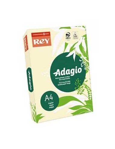 Papel Fotocopia Adagio(cd93) A4 80gr Marfim/Creme 1x500Fls