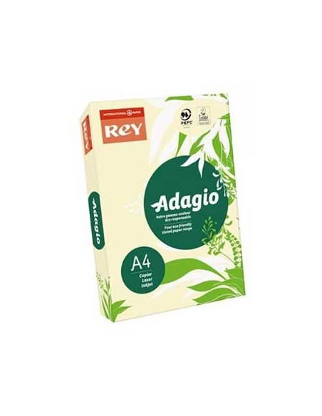 Papel Fotocopia Adagio(cd93) A4 80gr Marfim/Creme 1x500Fls